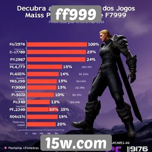 Estatísticas de jogos populares no ff999